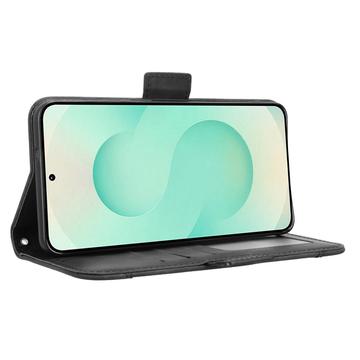 Samsung Galaxy S25 Edge Kortholder Pung Etui - Sort