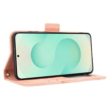 Samsung Galaxy S25 Edge Kortholder Pung Etui - Pink
