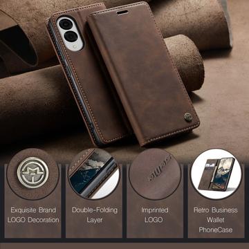 Samsung Galaxy S25 Edge Caseme 013 Series Pung - Kaffe