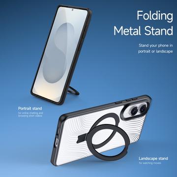 Samsung Galaxy S25 Edge Dux Ducis Aimo Hybrid Cover - Kompatibel med MagSafe - Sort