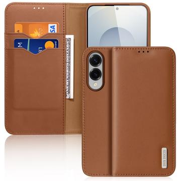 Samsung Galaxy S25 Edge Dux Ducis Hivo Læderpung - Brun