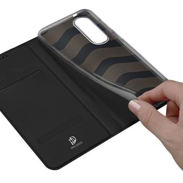 Samsung Galaxy S25 Edge Dux Ducis Skin Pro Flip Cover - Sort