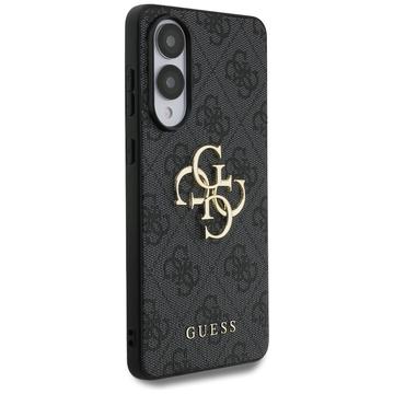 Samsung Galaxy S25 Edge Guess 4G Big Metal Logo Hybrid Cover - Sort