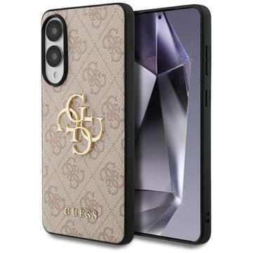 Samsung Galaxy S25 Edge Guess 4G Big Metal Logo Hybrid Cover - Pink