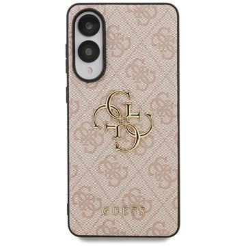 Samsung Galaxy S25 Edge Guess 4G Big Metal Logo Hybrid Cover - Pink