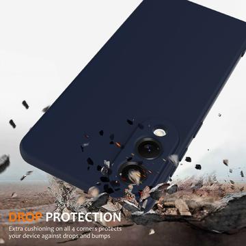 Samsung Galaxy S25 Edge Liquid Silikone Cover - MagSafe Kompatibel - Mørkeblå