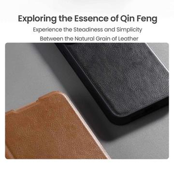 Samsung Galaxy S25 Edge Nillkin Qin Pro Flip Cover - Sort