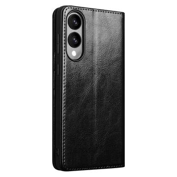 Samsung Galaxy S25 Edge Qialino Classic Læderpung - Sort
