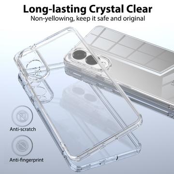 Samsung Galaxy S25 Edge Ridsefast Hybrid Cover - Gennemsigtig
