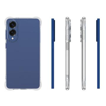 Samsung Galaxy S25 Edge Stødsikkert TPU Cover - Gennemsigtig