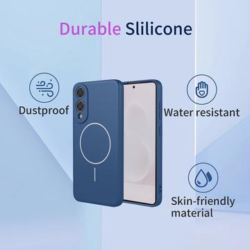 Samsung Galaxy S25 Edge Silikone Cover - MagSafe-kompatibel - Blå