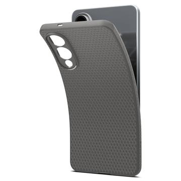 Samsung Galaxy S25 Edge Spigen Liquid Air TPU Cover - Marmor grå