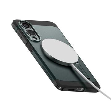 Samsung Galaxy S25 Edge Spigen Tough Armor Mag Cover - Afgrund grøn
