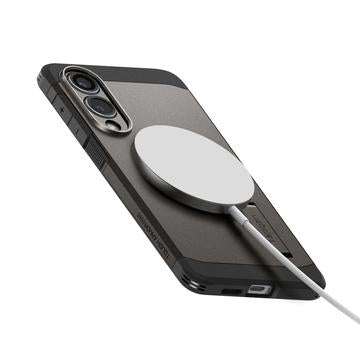 Samsung Galaxy S25 Edge Spigen Tough Armor Mag Cover - Pistolmetal