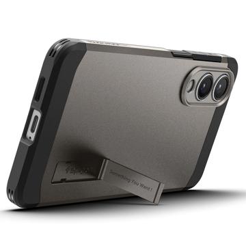 Samsung Galaxy S25 Edge Spigen Tough Armor Mag Cover - Pistolmetal
