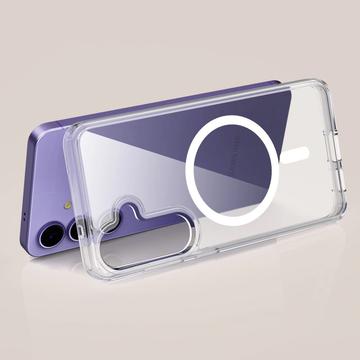 Samsung Galaxy S25 Edge Tech-Protect Flexair Magnetisk Hybrid Cover - Gennemsigtig