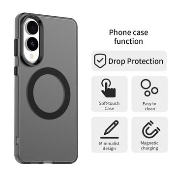 Samsung Galaxy S25 Edge UltraGuard Matte MagSafe Cover - Sort