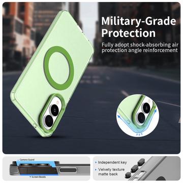Samsung Galaxy S25 Edge UltraGuard Matte MagSafe Cover - Grøn