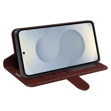 Samsung Galaxy S25 Edge Pung med Magnetisk Lukning - brun