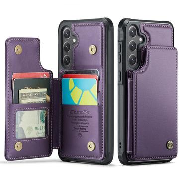Samsung Galaxy S25 FE Caseme C22-etui RFID-kortpung - lilla