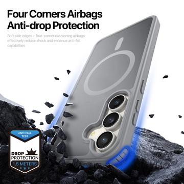Samsung Galaxy S25 FE Dux Ducis Yind Hybrid Cover - MagSafe-kompatibel - Grå