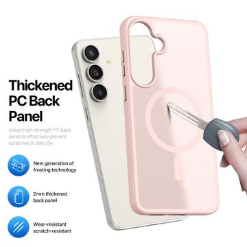 Samsung Galaxy S25 FE Dux Ducis Yind Hybrid Cover - MagSafe-kompatibel - Lysepink