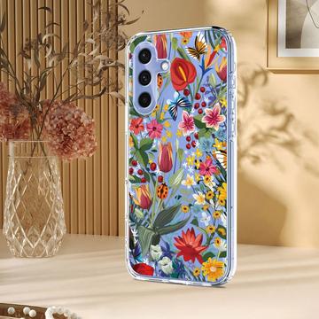 Samsung Galaxy S25 FE TPU-cover med blomstermønster - Liljer