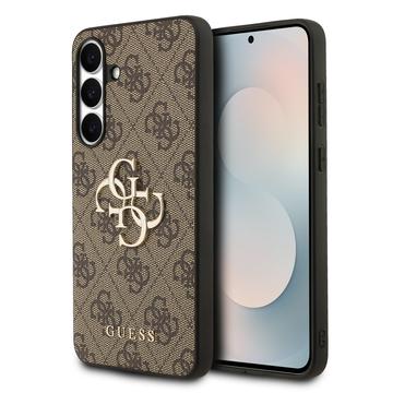 Samsung Galaxy S25 FE Guess 4G Big Metal Logo Hybrid Cover - Brun