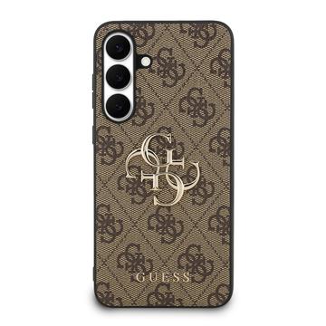 Samsung Galaxy S25 FE Guess 4G Big Metal Logo Hybrid Cover - Brun