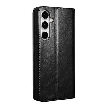 Samsung Galaxy S25 FE Qialino Classic Læderpung - Sort