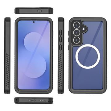 Samsung Galaxy S25 FE Redpepper IP68 Magnetisk Vandtæt Cover - Sort