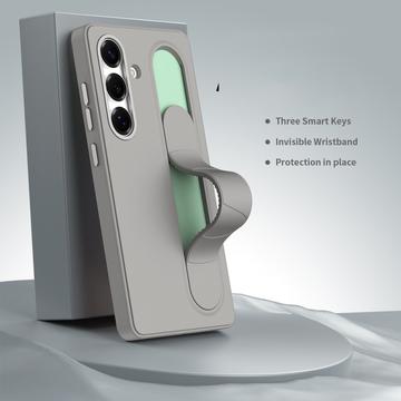 Samsung Galaxy S25 FE Smart hybrid cover med stående greb - Titaniumgrå