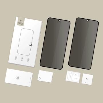 Samsung Galaxy S25 FE Tech-Protect Glass Spy+ Privacy Skærmbeskyttelse Hærdet Glas - 2 stk. - Sort