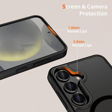 Samsung Galaxy S25 FE Tech-Protect Magmat Cover - MagSafe Kompatibel - Mat Sort