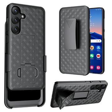 Samsung Galaxy S25 Hybrid Cover med Bælteklips - Grå