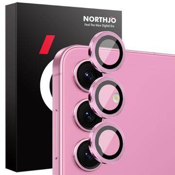 Samsung Galaxy S25 Northjo kameralinsebeskyttelsessæt - pink