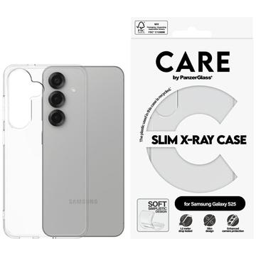 Samsung Galaxy S25 PanzerGlass Care Fashion Slim X-Ray-Cover - Gennemsigtig