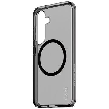 Samsung Galaxy S25 PanzerGlass Care Smokey Urban Combat Cover - MagSafe-kompatibel - Gennemsigtig sort
