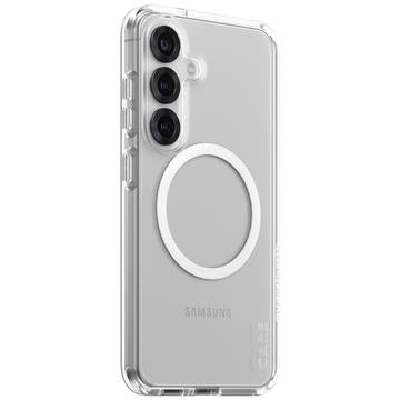 Samsung Galaxy S25 PanzerGlass Care Urban Combat Cover - MagSafe-kompatibel - Hvid / Gennemsigtig