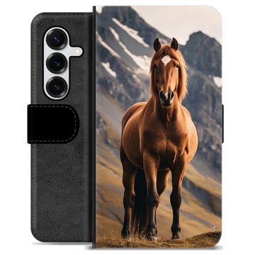 Samsung Galaxy S25+ Premium Flip Cover med Pung - Hest