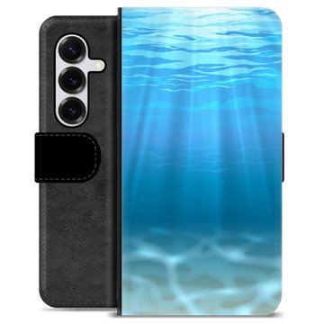 Samsung Galaxy S25+ Premium Flip Cover med Pung - Hav
