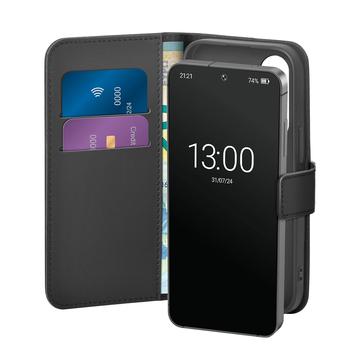 Samsung Galaxy S25 Puro Pungetui med 2 kortpladser - Sort