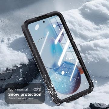Samsung Galaxy S25 Redpepper IP68 Magnetisk Vandtæt Etui - Sort