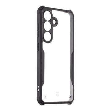 Samsung Galaxy S25 Tactical Quantum Stealth-Cover med forstærkede hjørner - klar / sort