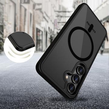 Samsung Galaxy S25 Tech-Protect Magmat Cover - MagSafe Kompatibel - Mat Sort