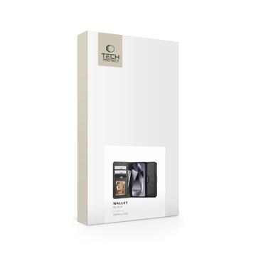 Samsung Galaxy S25 Tech-Protect Pungetui med Magnet og Stativ - Sort