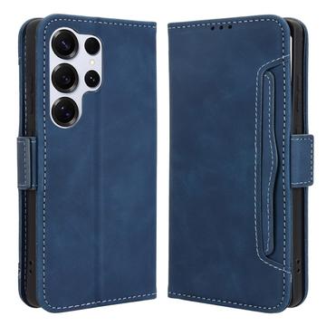 Samsung Galaxy S25 Ultra Kortholder Pung Etui - Blå