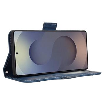 Samsung Galaxy S25 Ultra Kortholder Pung Etui - Blå