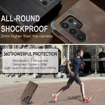 Samsung Galaxy S25 Ultra Caseme 013 Series Pung - Kaffe