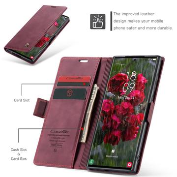 Samsung Galaxy S25 Ultra Caseme 013 Series Pung - Vinrød